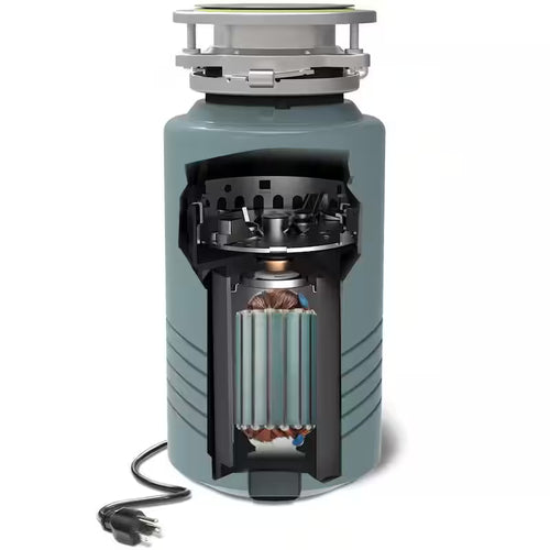 1 hp Continuous Feed Garbage Disposal with Power Cord X449