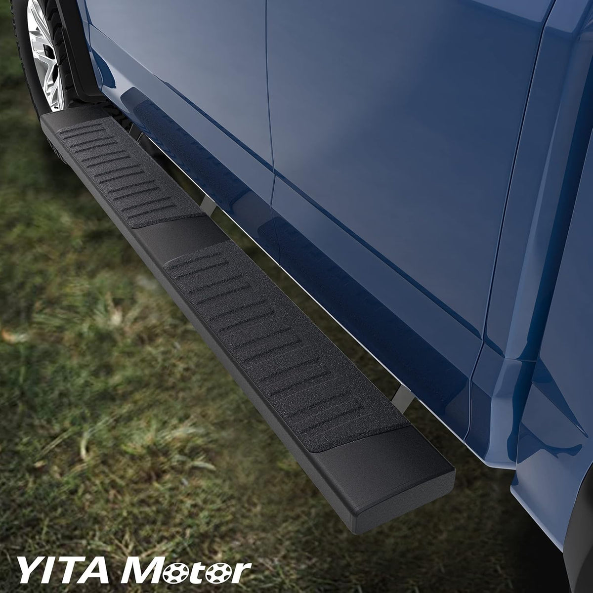 6 Inches Aluminum Black Side Steps Running Boards Z91922