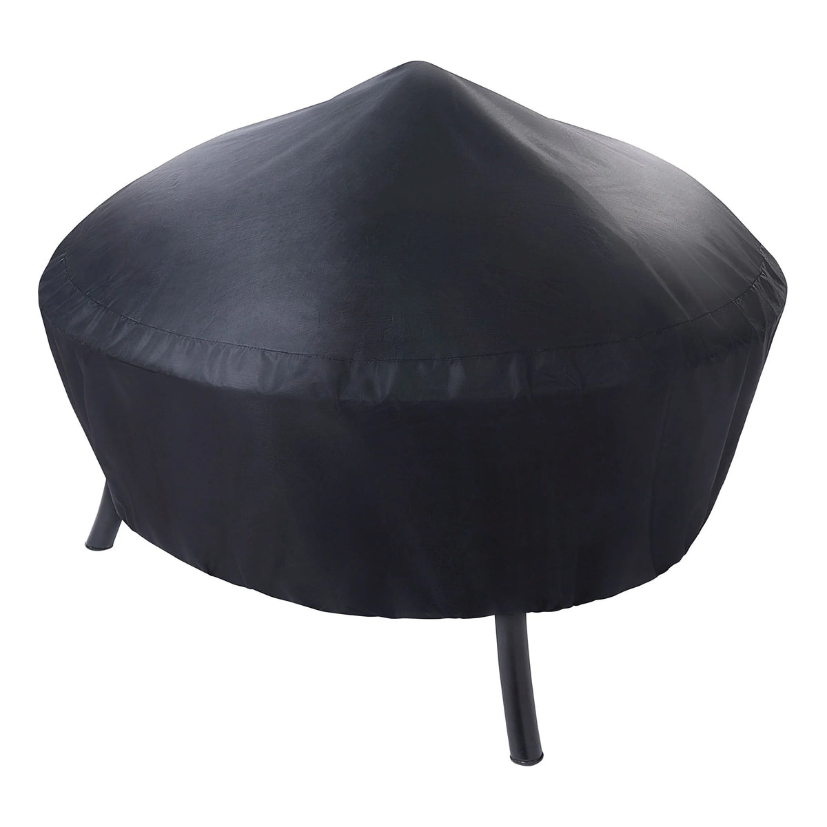 Black Round Iron Wood Burning Fire Pit Z129
