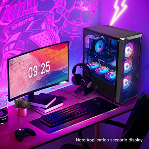 Gaming Desktop PC, Radeon RX 560, Intel core i5 up to 3.6GHz, 16G Memory, 512G SSD H988204