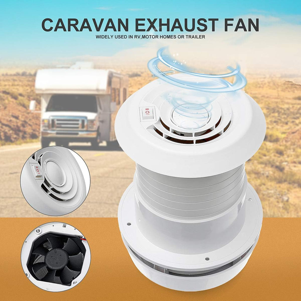 12V RV Roof Vent Exhaust Fan I97620