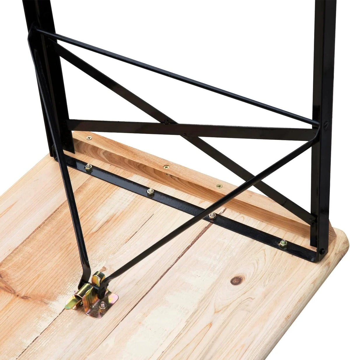 6' Portable Wooden Picnic Table and Bench Set K39467