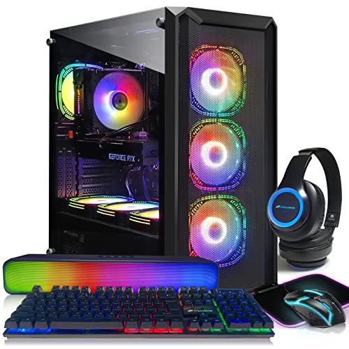 Gaming Desktop PC, Radeon RX 560, Intel core i5 up to 3.6GHz, 16G Memory, 512G SSD H988204