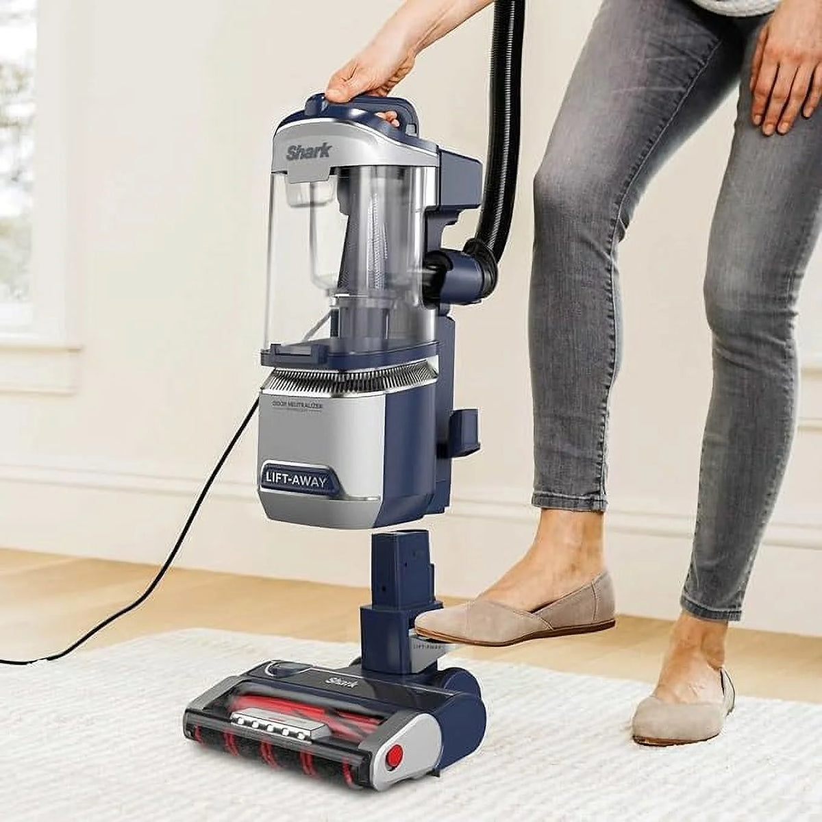 Open Box Navy Upright Vacuum U1274