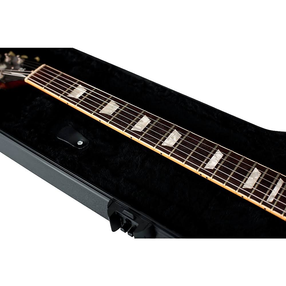 Black Red Molded Guitar Case T9445