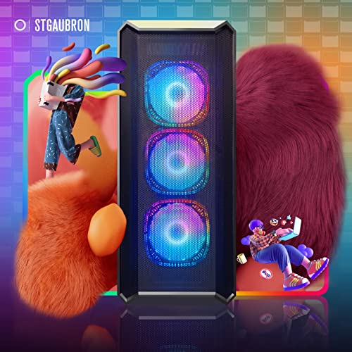 Gaming Desktop PC, Radeon RX 560, Intel core i5 up to 3.6GHz, 16G Memory, 512G SSD H988204