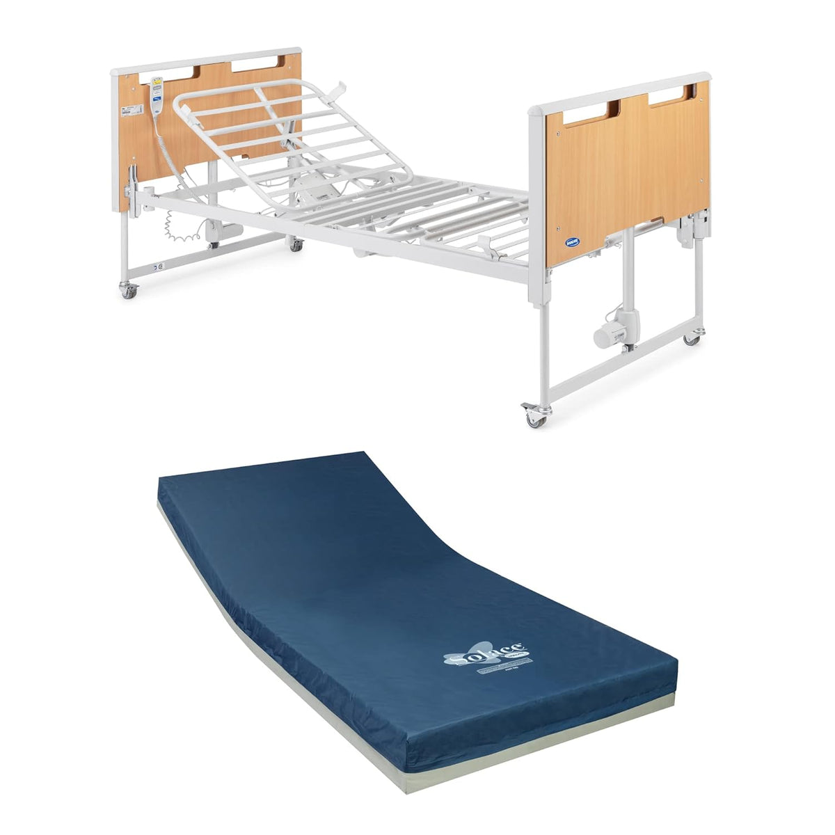 Full-Electric Hospital Bed with Side Support Rail Y773270