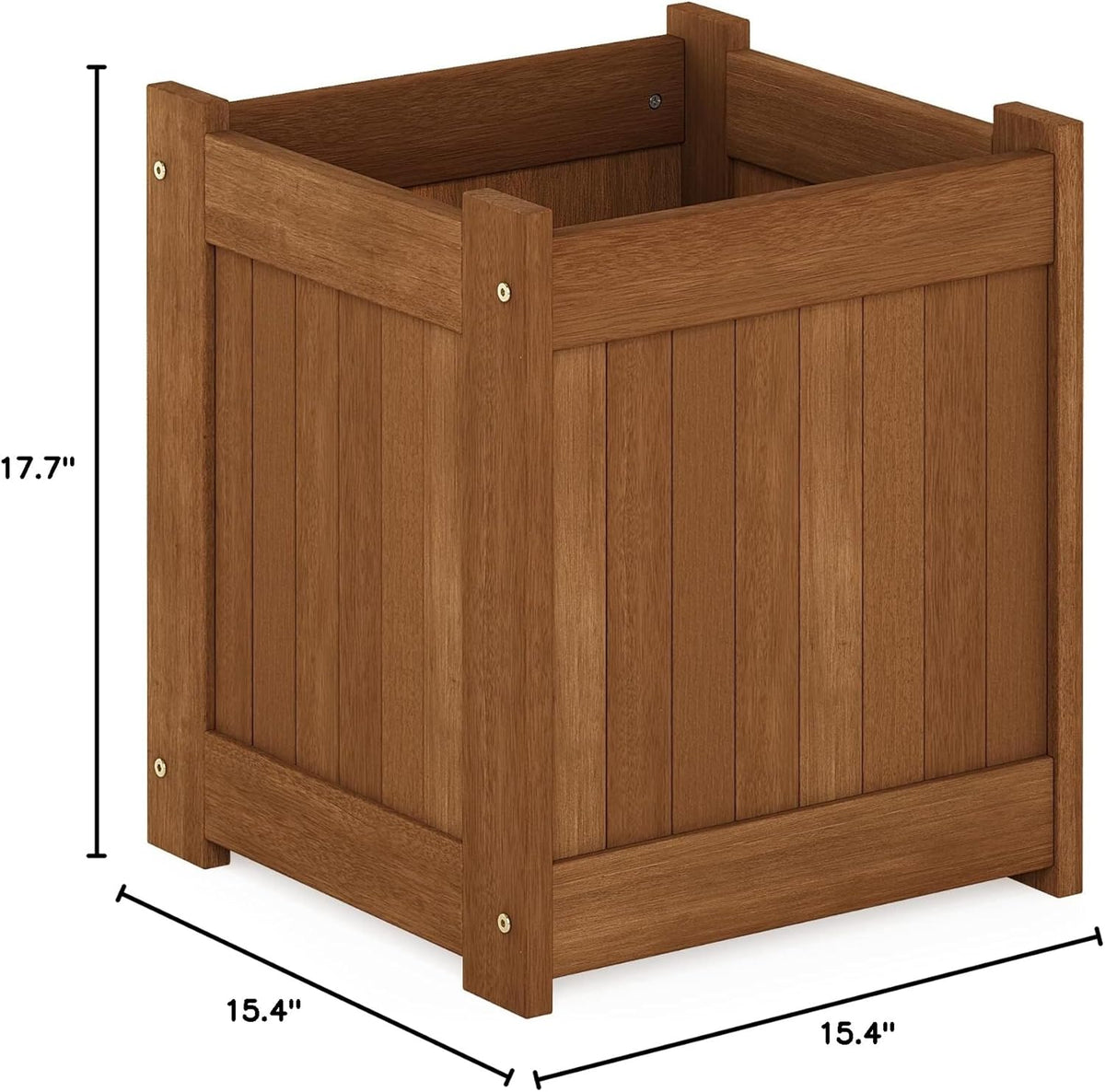 Natural Hardwood Flower Box F522