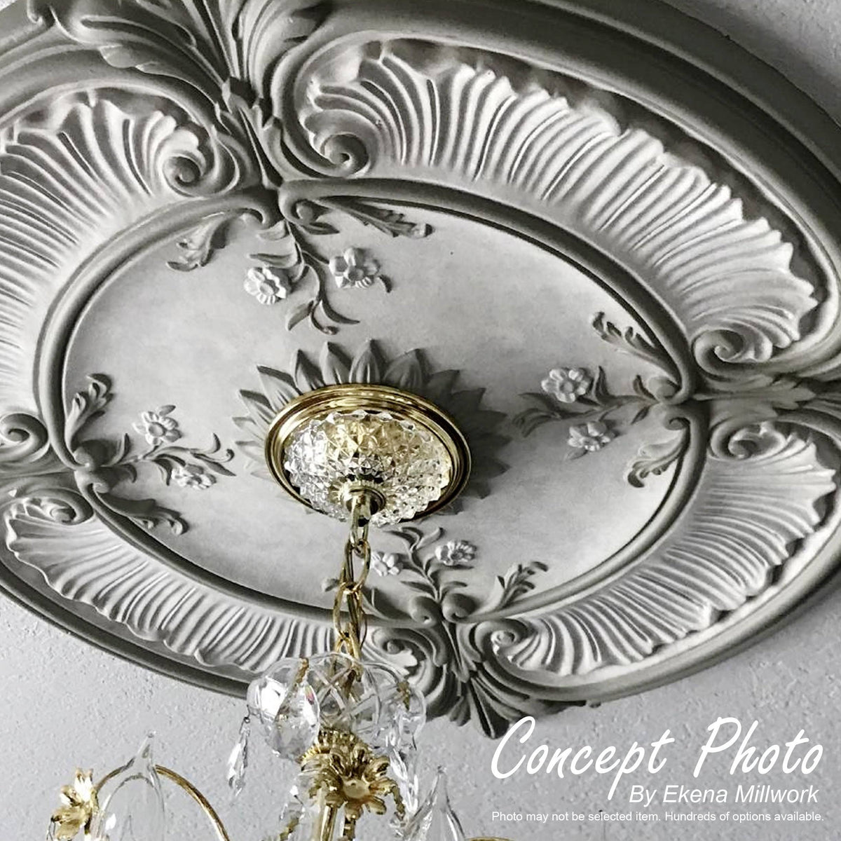 Blackthorn Ceiling Medallion Hand-Painted Gold Y4629