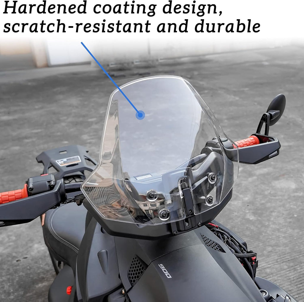 Adjustable Clear Hard Coated Front Windshield K95593