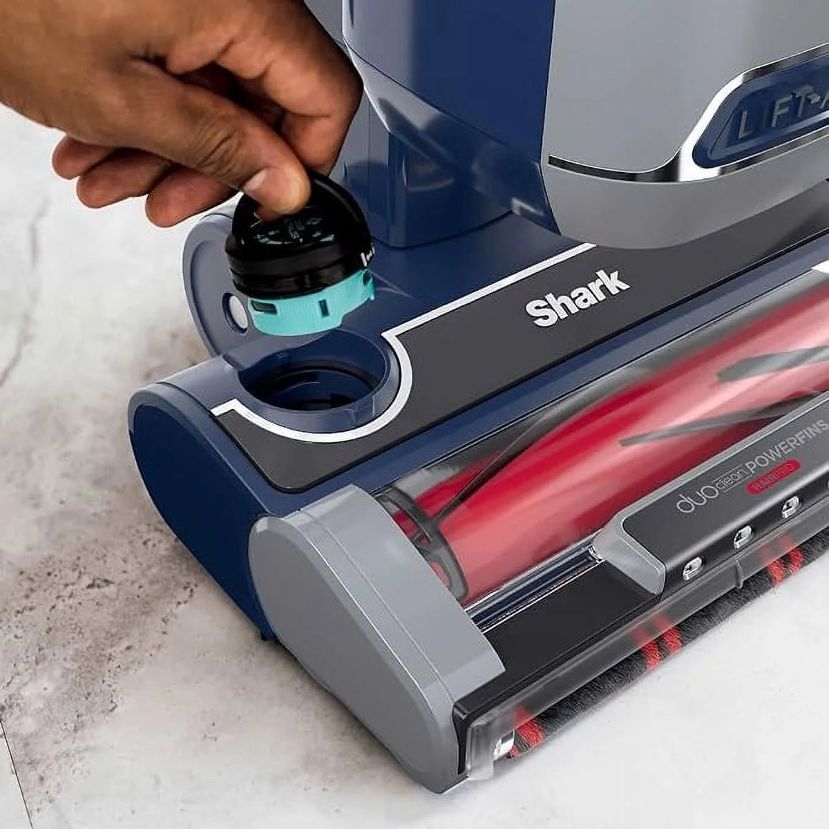 Open Box Navy Upright Vacuum U1274