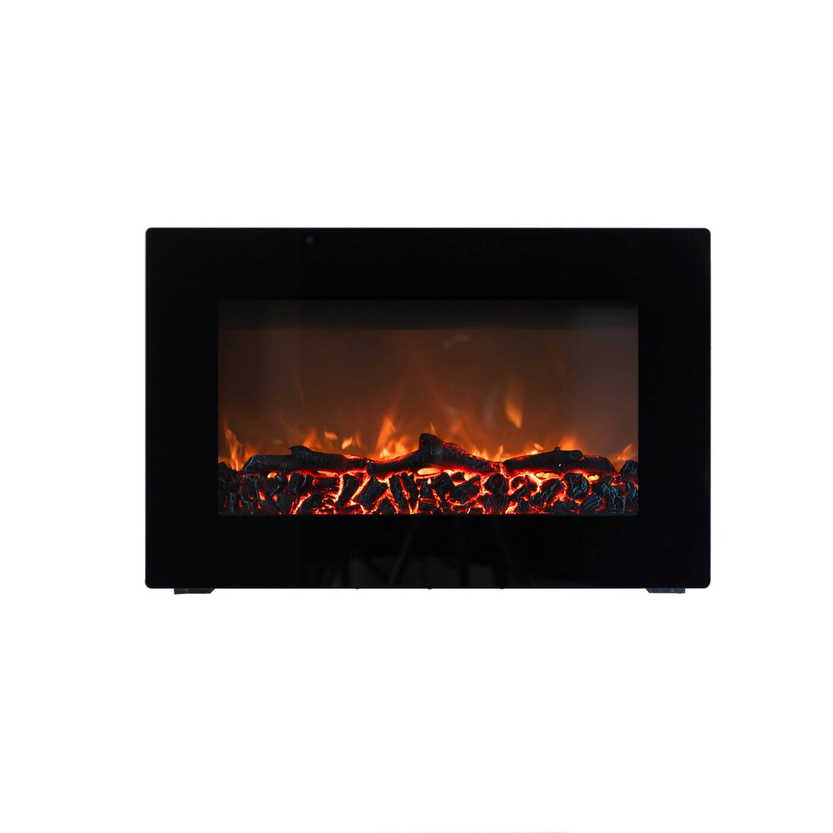 Wall-Mounted Electric Fireplace Black N561114