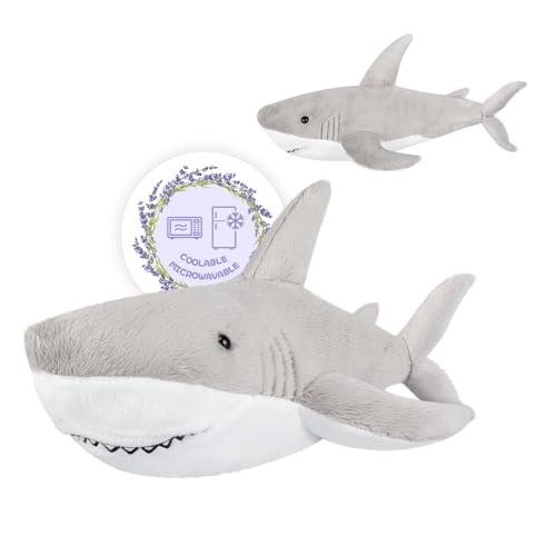 Microwavable Lavender Shark Plush I288586