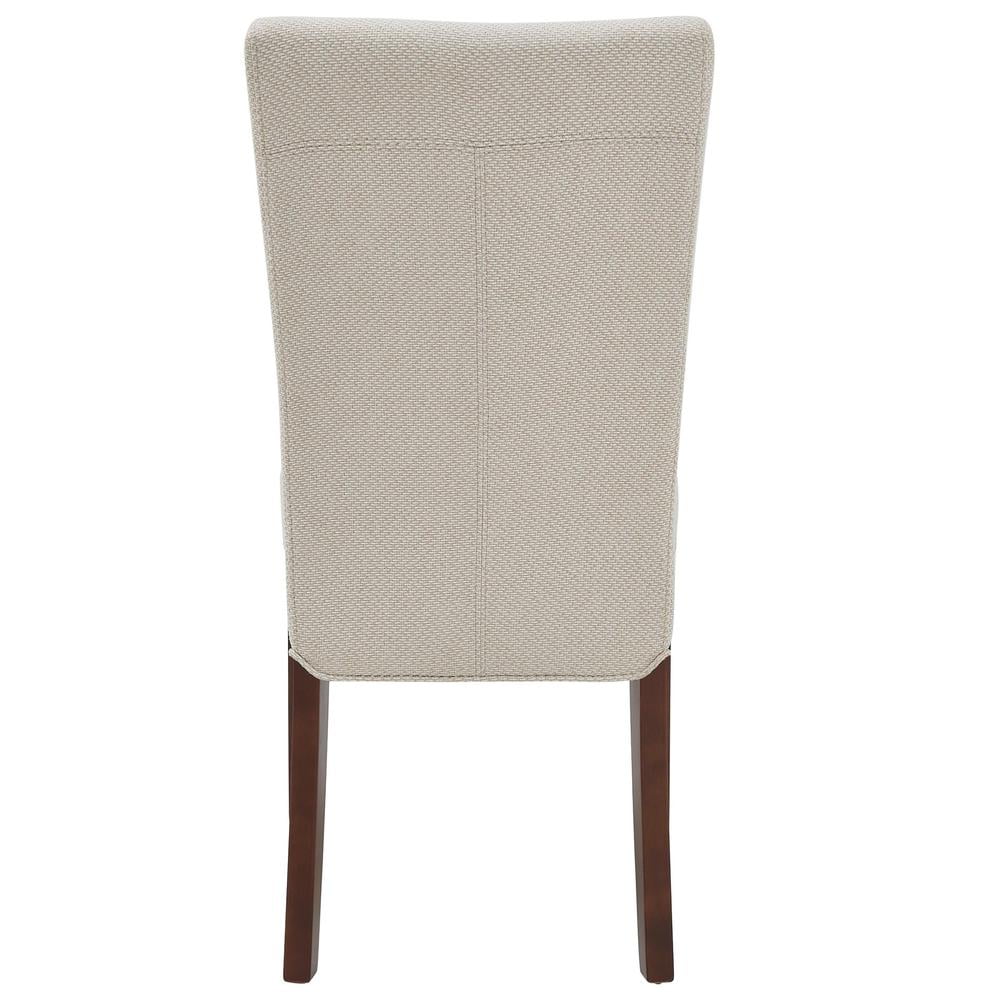 Beige Cream Fabric Chair Set of 2 R642