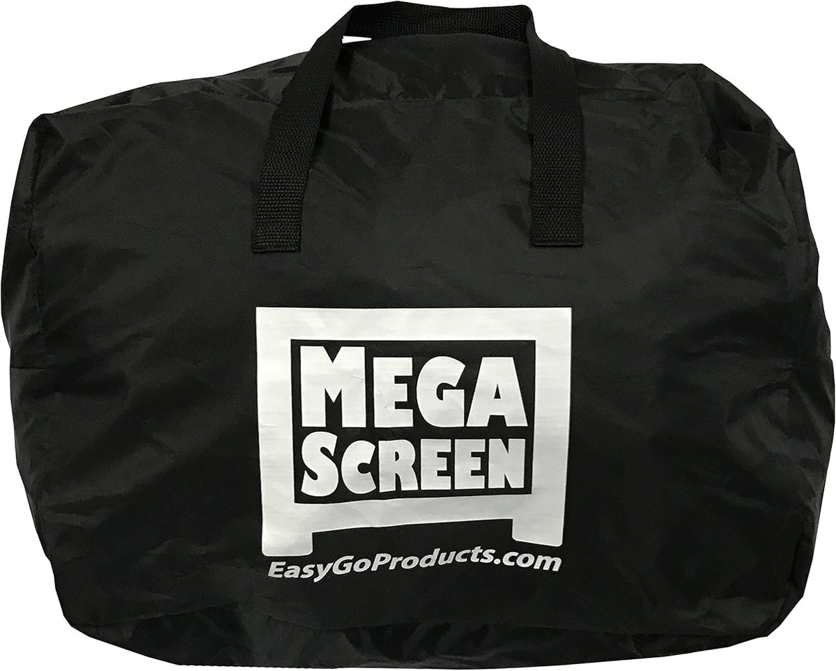 14' Inflatable Canvas Projection Screen with Inflation Fan, Tie-Downs and Storage Bag J8374