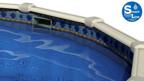 30' Round Unibead Pool Liner 48" Height 25 Gauge Q65045