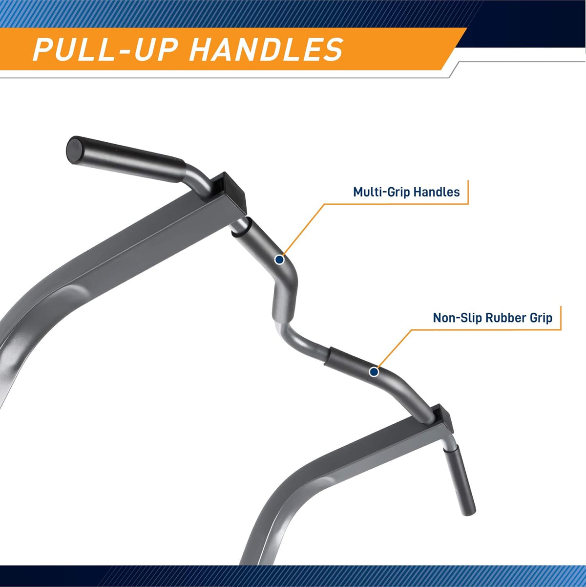 Black Pull Up & Dip Station Y383
