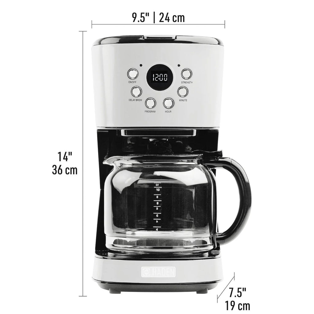 12 Cup Programmable Coffee Maker with Countertop Microwave X746