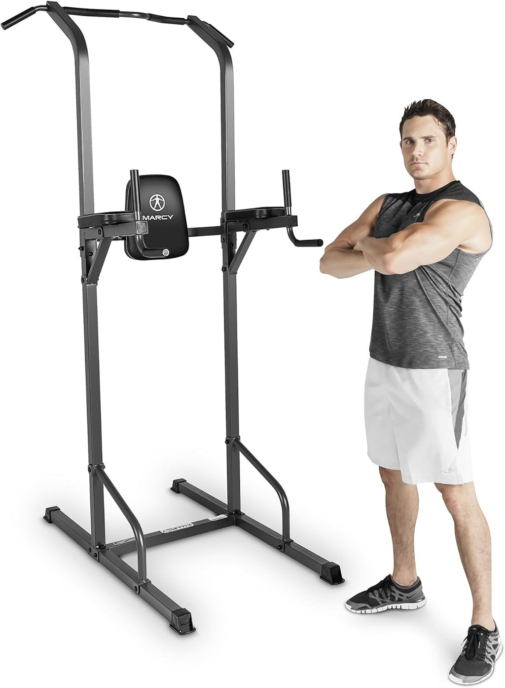 Black Pull Up & Dip Station Y383