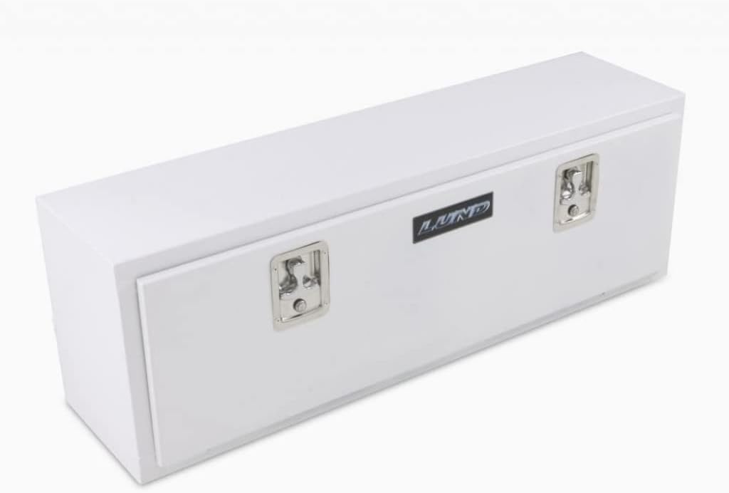 Steel Top Mount Storage Box White Z848744