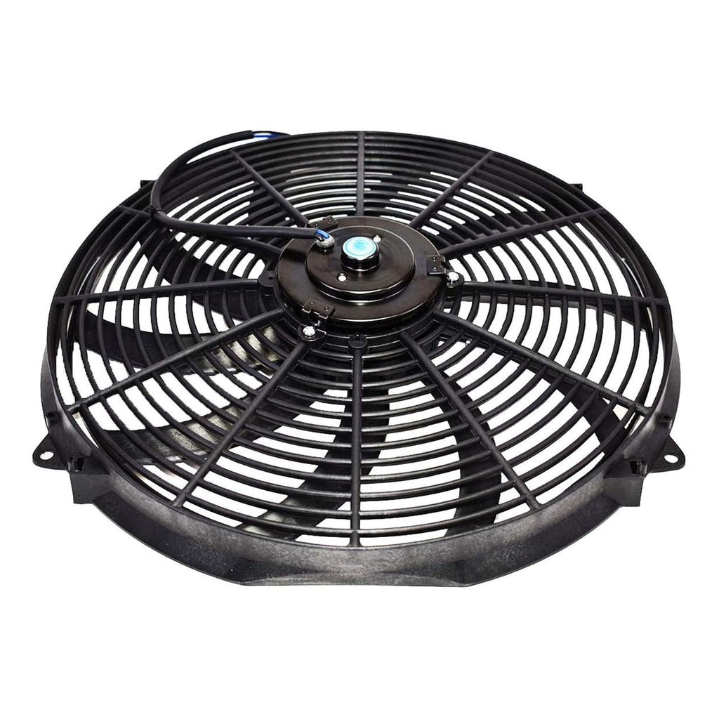 Electric Radiator Cooling Fan 16 Inches 12V 3000 CFM Black Pack of 2 A4544