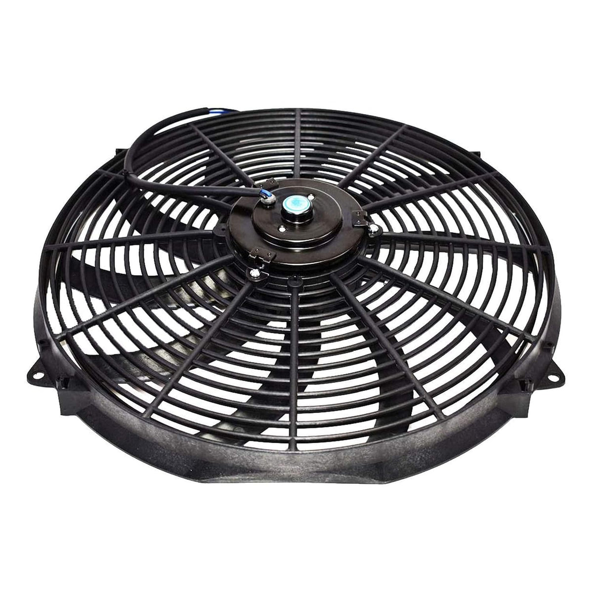 Electric Radiator Cooling Fan 16 Inches 12V 3000 CFM Black Pack of 2 A4544