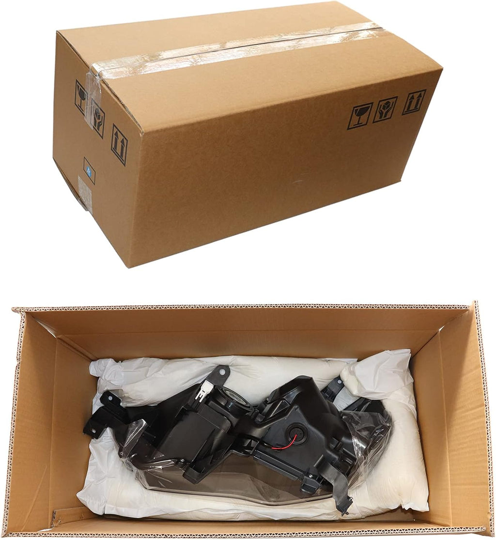 Passenger Side Replacement Headlamp Assembly with Chrome Bezel Z51825