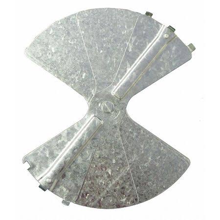 12 Galvanized Steel Radial Damper, PK10 K9289