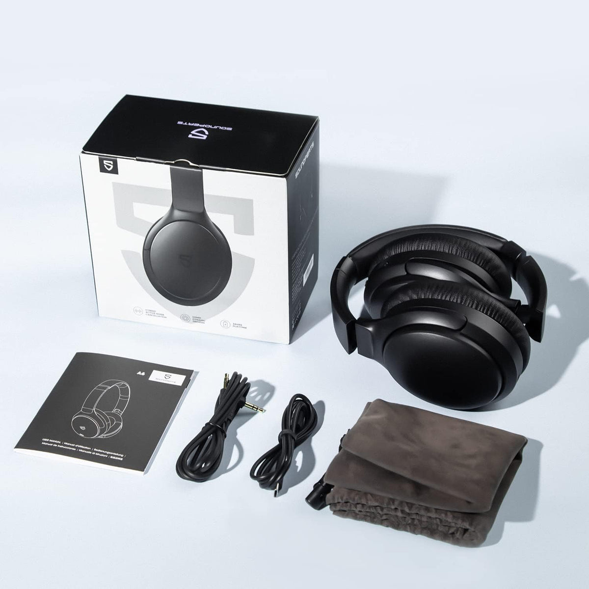 Hybrid Active Noise Cancelling Over Ear Bluetooth Headphones M900619
