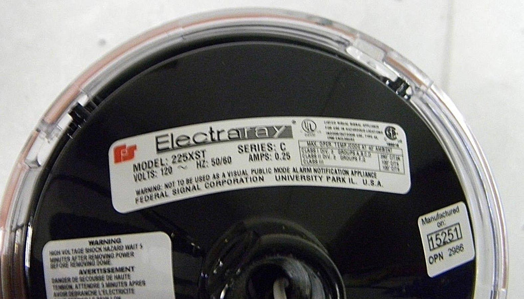 Amber Hazardous Warning Light, Strobe R7480