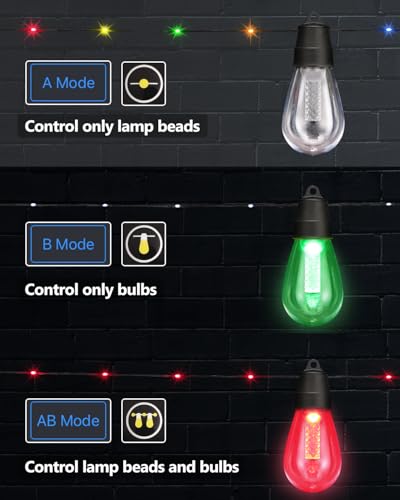 50Ft RGBw Color Changing Dimmable String Lights L1386