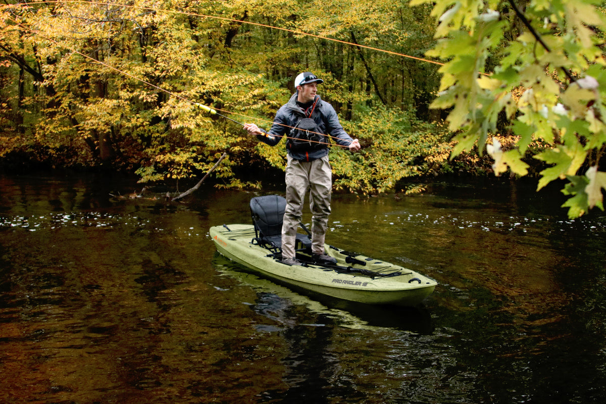 12' Pro Angler Kayak with Paddle Q15823