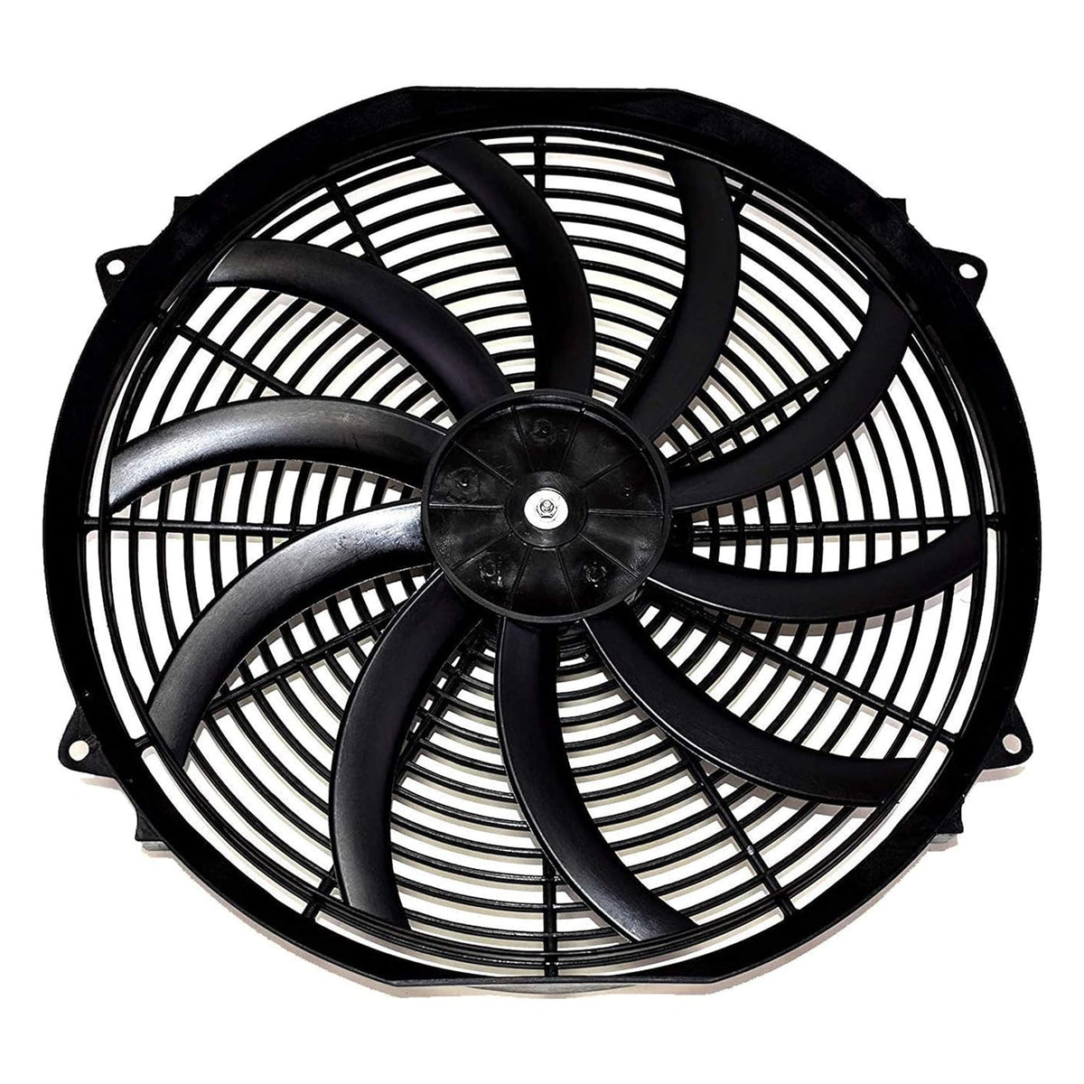 Electric Radiator Cooling Fan 16 Inches 12V 3000 CFM Black Pack of 2 A4544