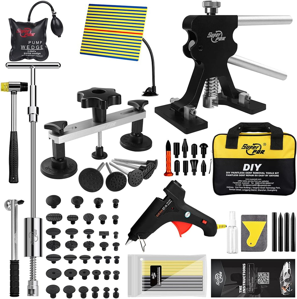 16pcs Paintless Dent Repair Kit with Slide Hammer T96955